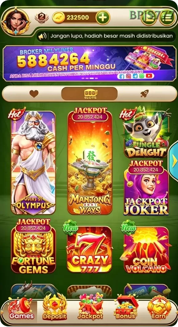 Screenshot Fortune God nomor 2
